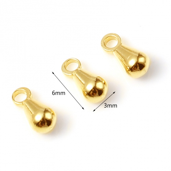 Picture of Copper Tail Drop Gold Filled Drop 6mm x 3mm, 5 PCs