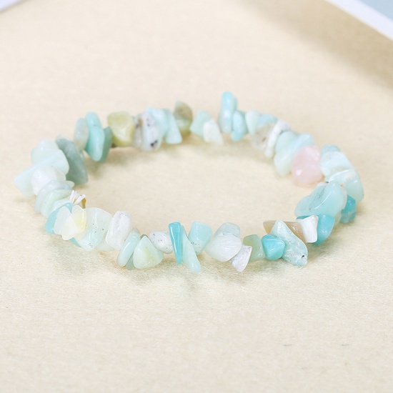 Picture of Natural Amazonite Bracelets Green 22cm(8 5/8") long, 1 Strand