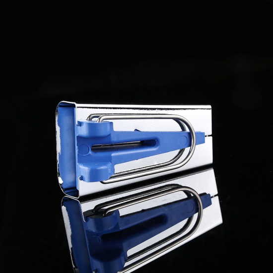 Image de Outil de Reliure Couture Matelassage Piqué en Plastique Bleu 25mm, 1 Pièce