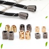 Picture of Zinc Based Alloy Clothing Rope Buckle Stopper Silver Tone 20 PCs