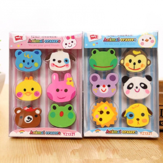 Picture of Eraser Animal At Random Mixed 1 Box ( 6 PCs/Packet)