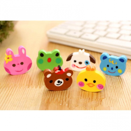 Picture of Eraser Animal At Random Mixed 1 Box ( 6 PCs/Packet)