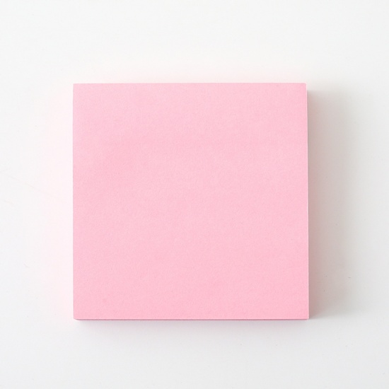 Immagine di Carta Nota Adesiva Rosa Quadrato 76mm x 76mm, 1 Copia