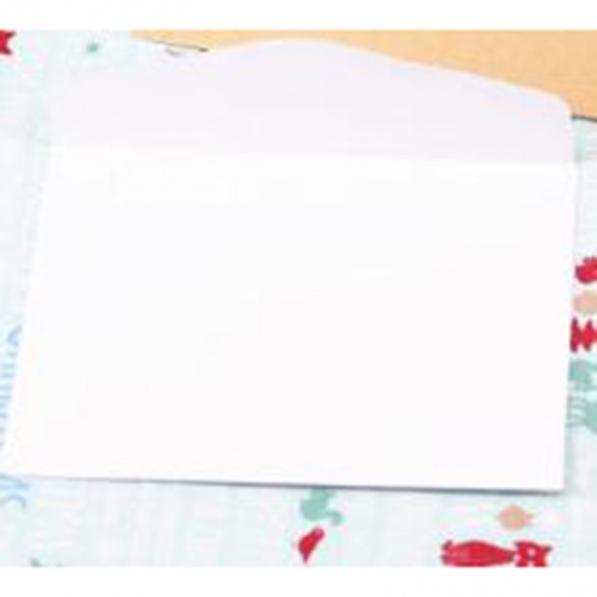封筒 長方形 白 11.5cmx 8.2cm、 10 個 の画像