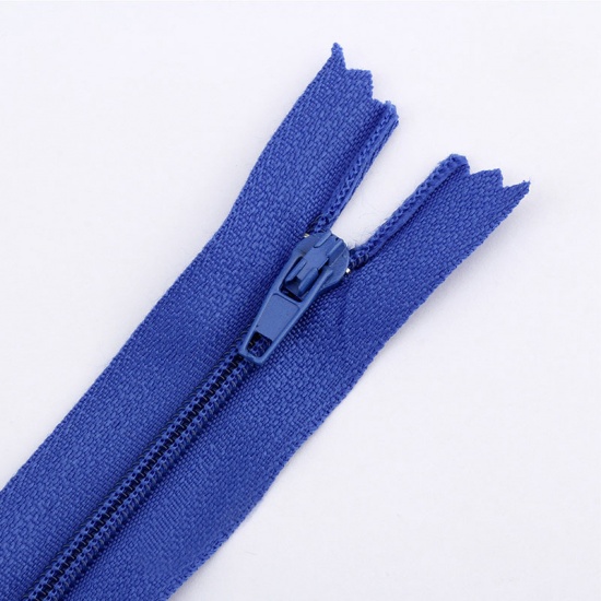 Picture of Nylon Zipper For Tailor Sewing Craft Blue 20cm, 10 PCs