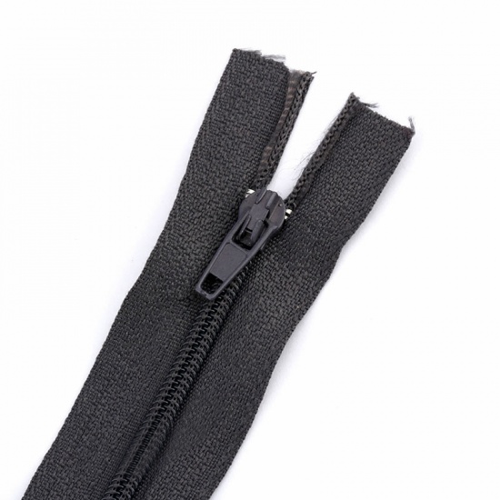 Picture of Nylon Zipper For Tailor Sewing Craft Dark Gray 20cm, 10 PCs