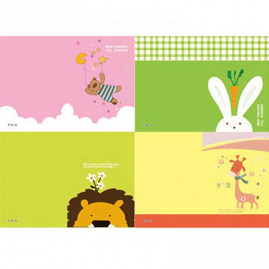 Picture of Paper Memo Notepad Stationery At Random Rectangle Giraffe 12cm x 8.5cm, 1 Copy