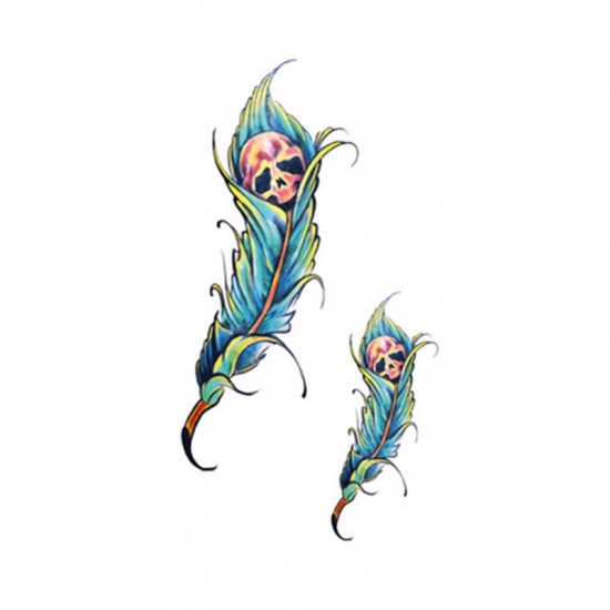 Immagine di Autoadesivo Tatuaggio Temporaneo Multicolore Waterproof 10.5cm x 6cm, 1 Foglio