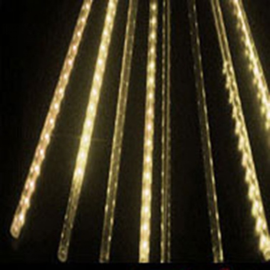 Immagine di PC LED String Luce Natalizia Natale Decor Festa di Nozze Bianco Sporco 50cm, 1 Serie ( 8 Pz/Serie)