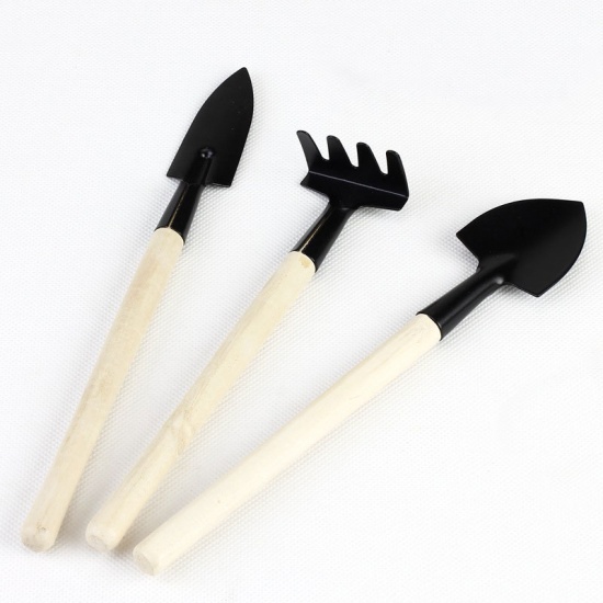 Image de Naturel - Ensemble d 'outils de jardinage pour la maison neuve Balcon - Combinaison d' outils de jardinage à pelle à trois pièces