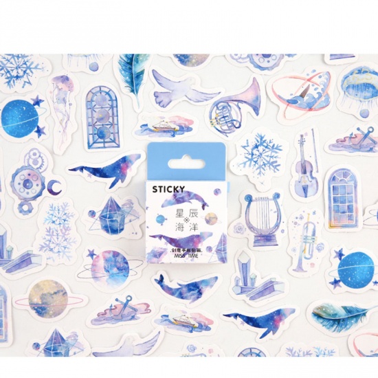Immagine di Multicolor - Star Ocean Girl Generation Series 46 pezzi in adesivi creativi per album di materiali per account di account per decorazioni a mano