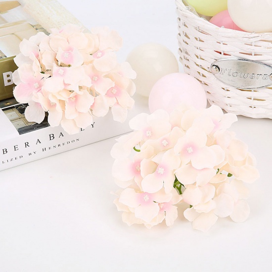 Picture of Champagne - Style15 Simulation Hydrangea Artificial Flower DIY Wedding Wall Decoration Artificial Flower Family Festival Party Event