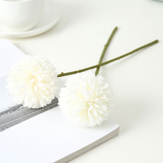 Image de Blanc Pissenlit Artificielle fleurs décoration de la maison fleurs de mariage fleur accessoires de fête