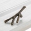 アンティークブロンズ-亜鉛合金ブロンズ木製ドアハンドルバスルームバルコニーベッドルームアンティークドアハンドル木の枝家具ハードウェアルームプルノブ の画像