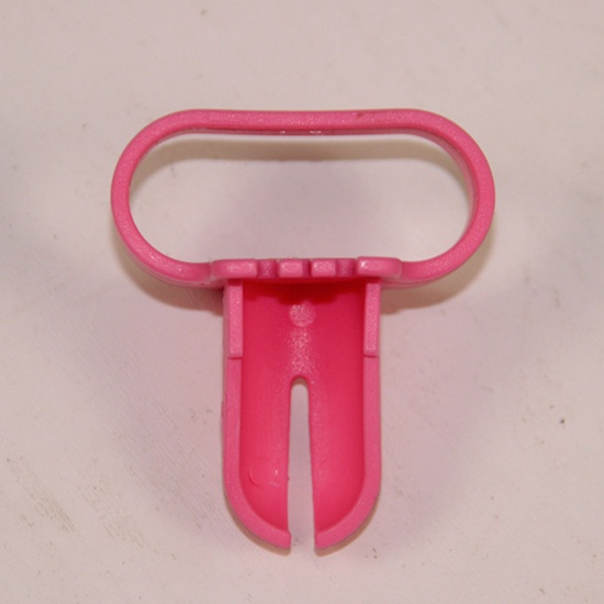 Picture of Plastic Balloon Tying Tool Hot Pink 75mm x 55mm, 1 Piece