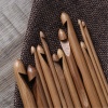 Picture of Carbonized round bamboo skillful high-grade crochet knitting tool sweater needle set of 12