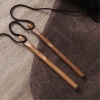 Изображение натуральный - Круглый бамбук обугленный умелый высококачественный инструмент вязание крючком вязание спицами набор из 12