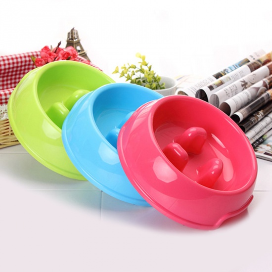 Picture of Green - Pet Dog Cat Animals Food Water Dish Travel Portable Feeder Feeding Bowl