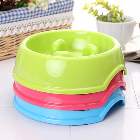 Picture of Green - Pet Dog Cat Animals Food Water Dish Travel Portable Feeder Feeding Bowl