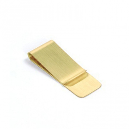 Picture of Copper Money Clip Brass Color 52mm x 15mm, 1 Piece