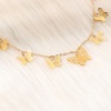 Picture of Statement Necklace Butterfly Animal Gold Plated 39.5cm(15 4/8") long, 1 Piece