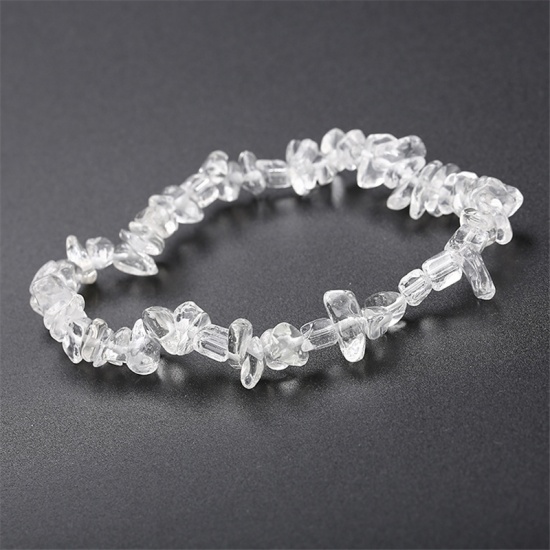 Image de Bracelets en Quartz en Cristal de Roche ( Naturel ) 22cm long, 1 Pièce