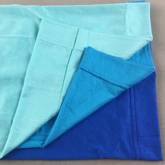 Immagine di Cotone Sciarpe & Stole Blu Marino 31cm x 22cm, 1 Pz