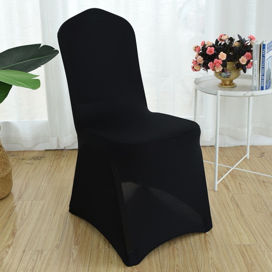 Picture of Polyester Chair Cover Black 90cm x 45cm, 1 Piece