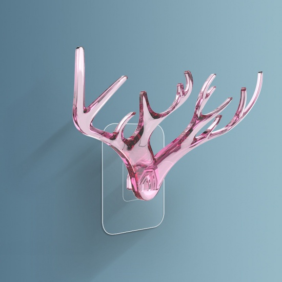 Picture of PC Adhesive Hanging Hooks Purple Antler 17.8cm x 12cm, 1 Piece