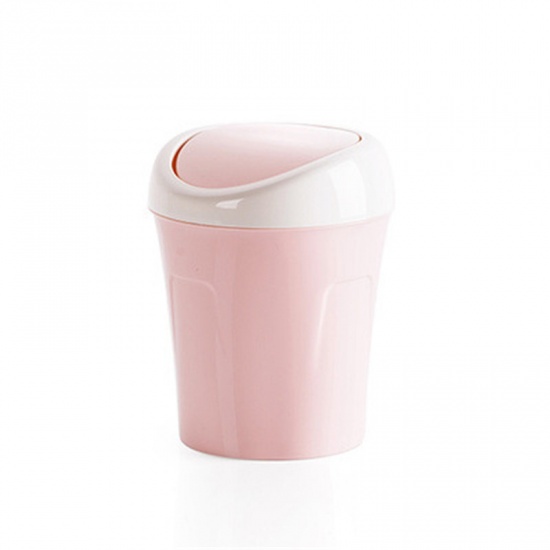 Picture of PP Desktop Waste Bins Pink 17cm x 10.5cm, 1 Piece