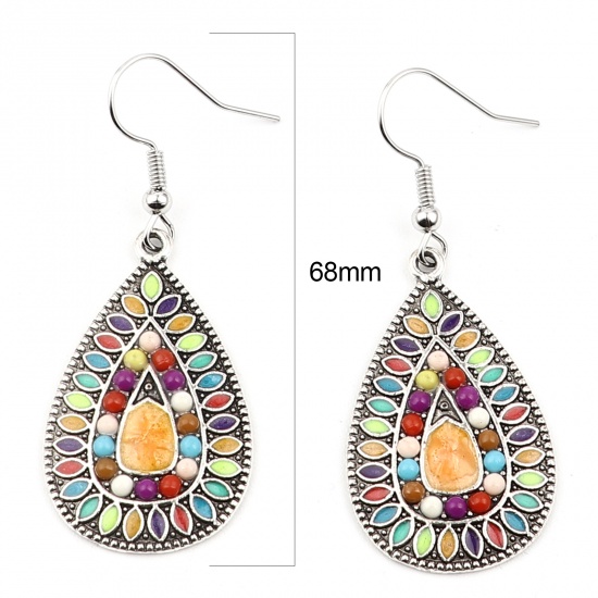 Picture of Earrings Multicolor Drop 1 Pair
