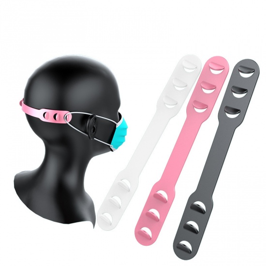 Immagine di Mouth Mask Wearing Tool Ear Pain Relieve Adjustable White