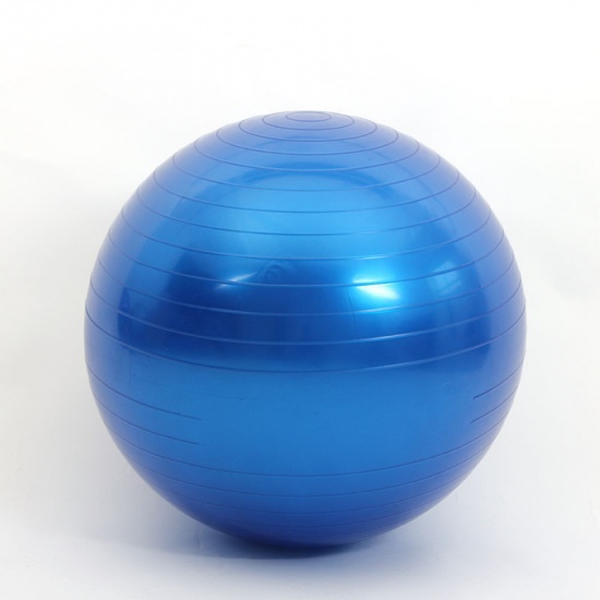 Imagen de Blue - Sports Yoga Balls Pilates Fitness Gym Balance Fitball Exercise Training Workout Massage Ball 65cm without pump