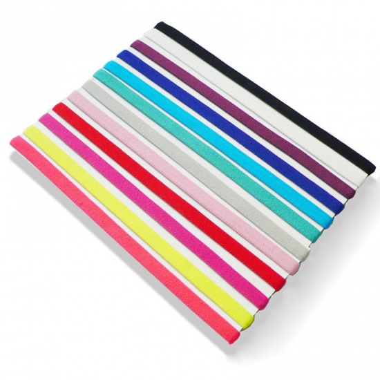 Immagine di Black - Non-slip candy-colored elastic sports rubber sports yoga hair band