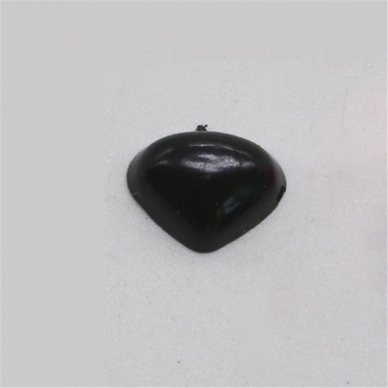 Picture of Black - Plastic Toy Doll Making Craft Noses 20mm x 15mm，100 Pcs