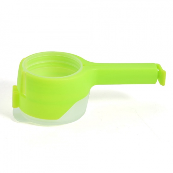 Immagine di Green Moisture-Proof Plastic Snack Bag Sealing Clip with Pour Spouts, 1 Piece