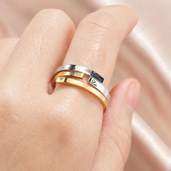 Picture of Stainless Steel Open Adjustable Rings Rose Gold 1 Piece