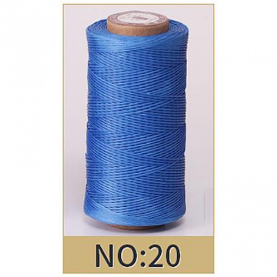 50M 150D 0.8Mm Flat Waxed Sewing Line Thickness Waxed Thread For