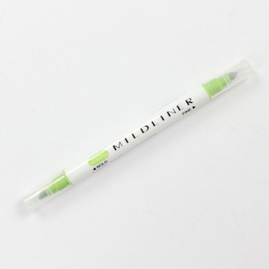 ABS 蛍光ペン 緑 14.5cm、 1 本 の画像