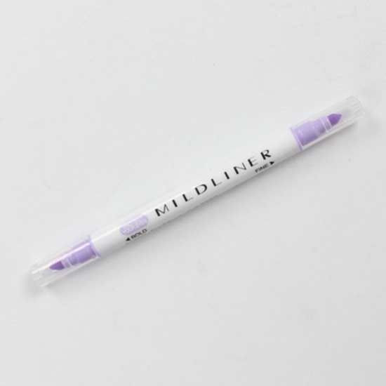 ABS 蛍光ペン 紫 14.5cm、 1 本 の画像