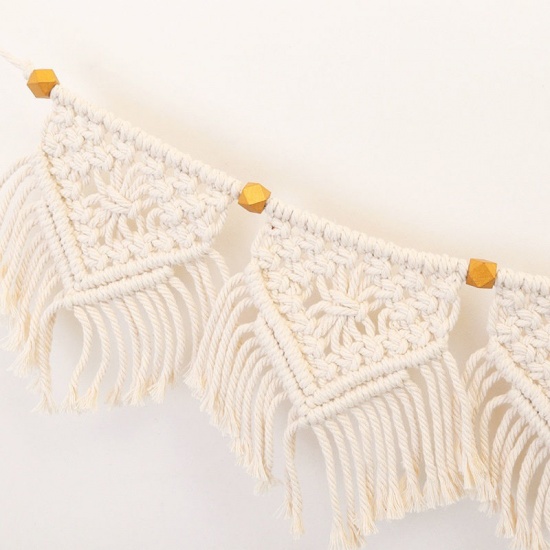 Picture of Cotton Hanging Decoration Tassel Creamy-White 95cm, 1 Piece