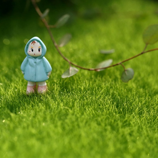 Picture of Green - style1 Micro Landscape Grass Lovers Rabbit squirrel duck figurine home decor miniature fairy garden decoration accessories Resin modern