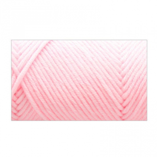 Picture of Blended Cotton Super Soft Knitting Yarn Light Pink 1 Ball