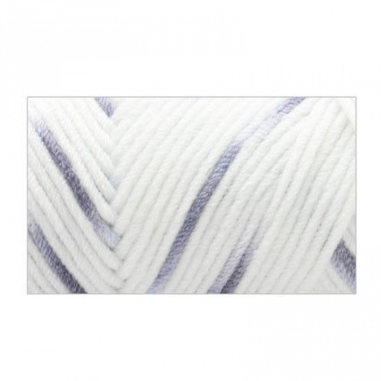 ブレンドコットン スーパーソフ毛糸 黒 + 白 1 玉 の画像