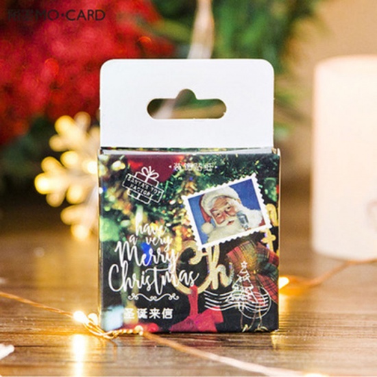 Picture of Christmas color decoration sealing sticker 45 pcs/box
