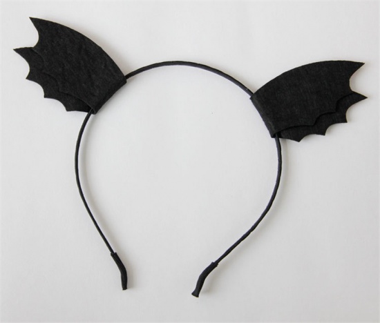 Picture of Headband Halloween Bat Animal Black 1 Piece