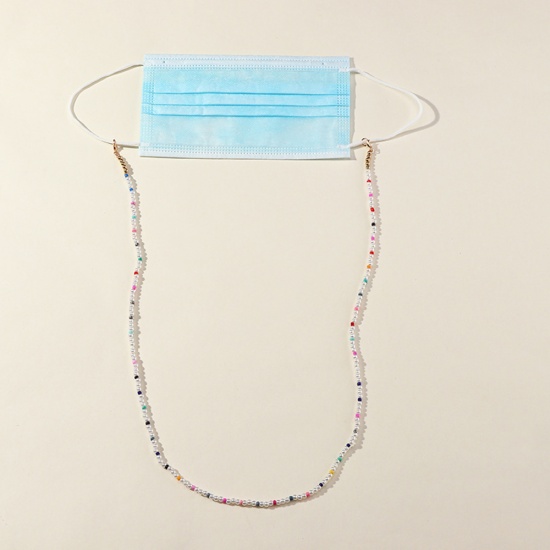 Immagine di Face Mask And Glasses Neck Strap Lariat Lanyard Necklace Multicolor 72cm long, 1 Piece