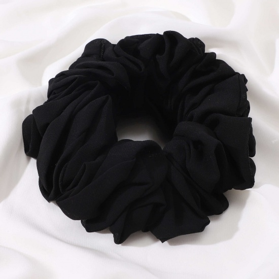 Picture of Fabric Hair Ties Band Black 15cm Dia., 1 Piece