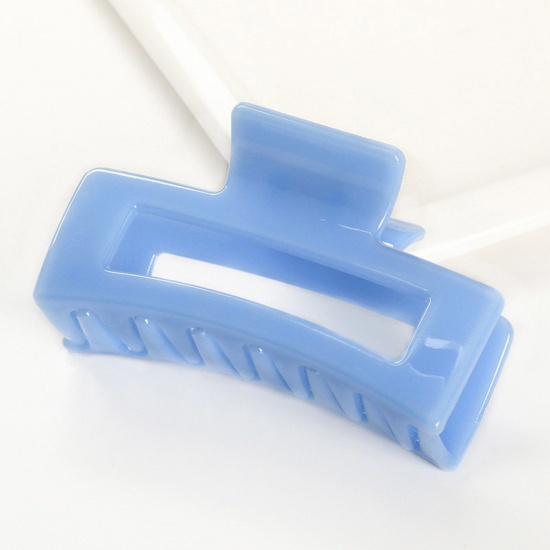 Immagine di Plastica Forcina Blu Rettangolo Smerigliato 8.5cm , 1 Pz