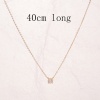 Picture of 1 Piece Eco-friendly Stylish Exquisite 18K Gold Plated Brass Link Cable Chain Round Pendant Necklace For Women 40cm(15 6/8") long
